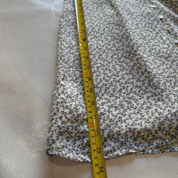 Rails Helena Ditsy Blue Floral Button-Down Dress size M - Picture 7 of 9